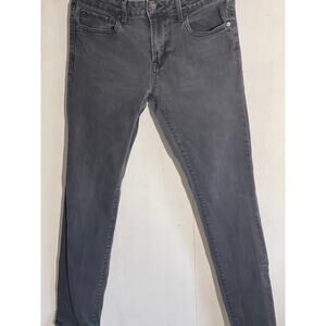 Aeropostale Mens Skinny Jeans 32 x 34 Black